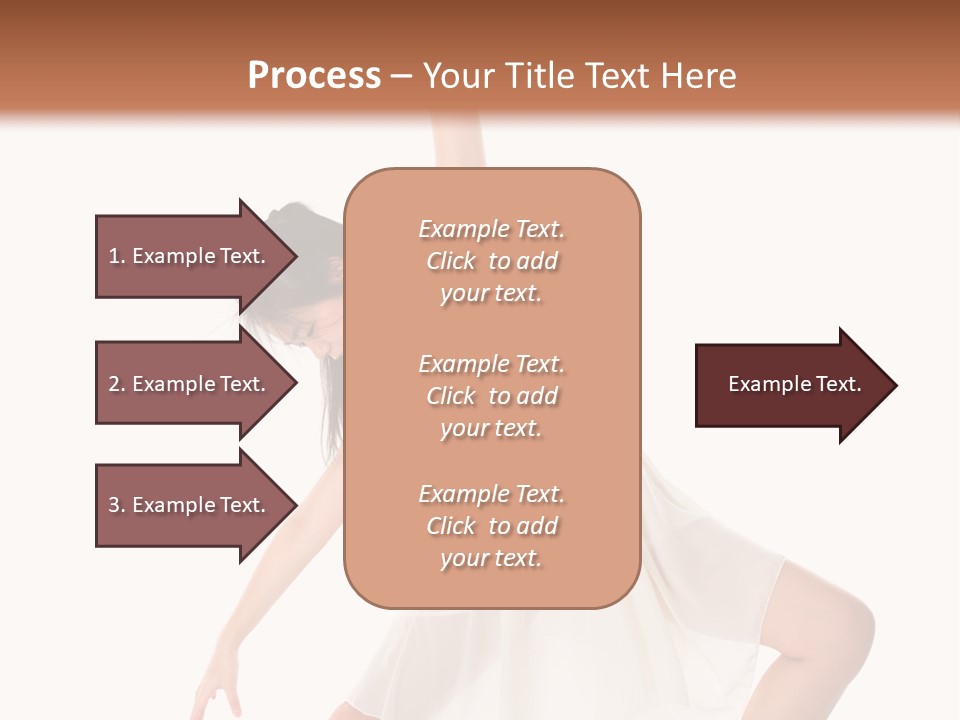 Performer Stretching Aerobics PowerPoint Template