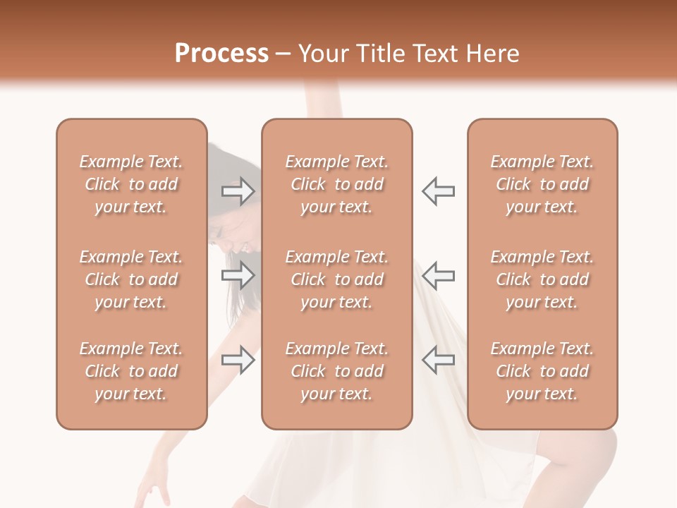 Performer Stretching Aerobics PowerPoint Template