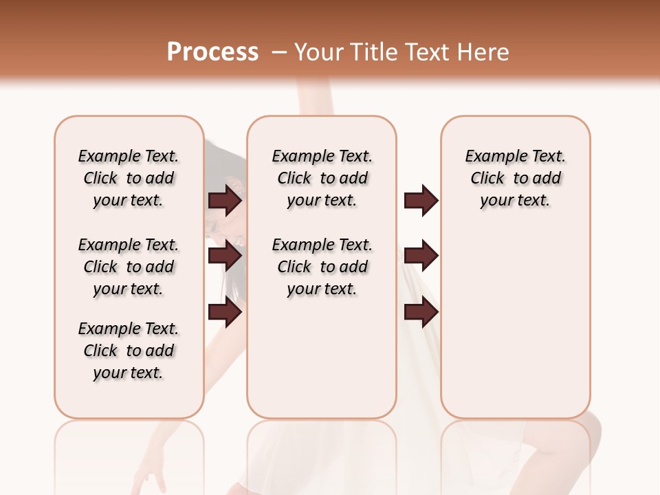 Performer Stretching Aerobics PowerPoint Template