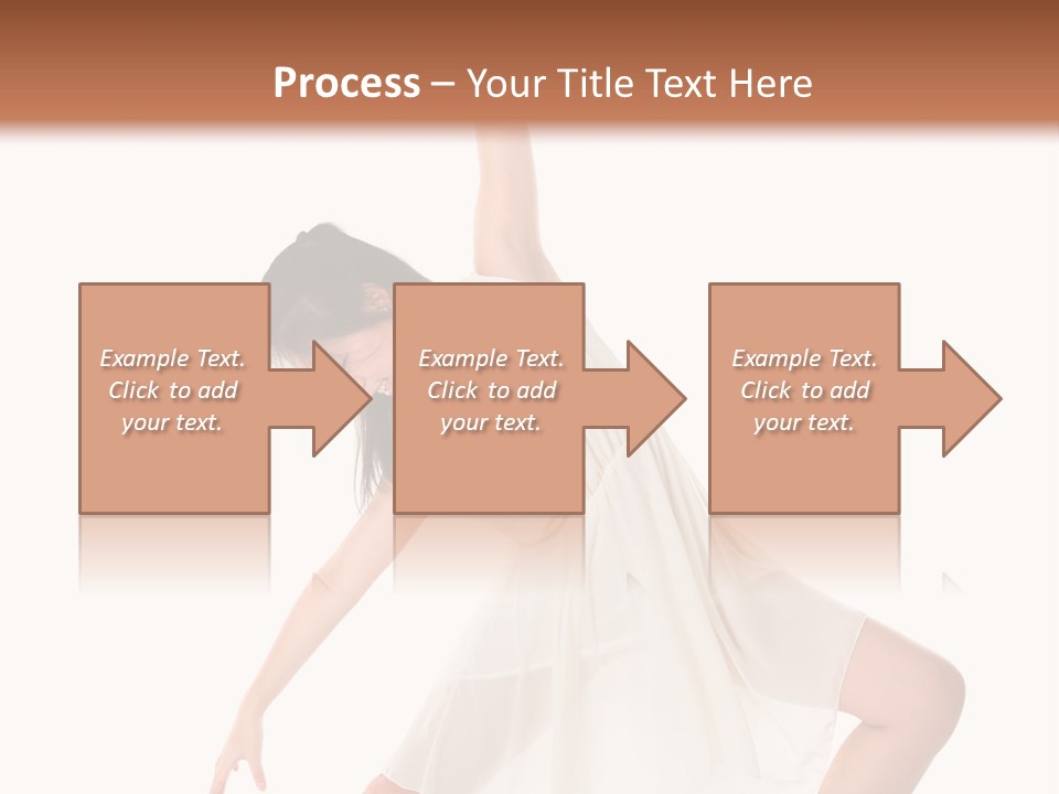 Performer Stretching Aerobics PowerPoint Template