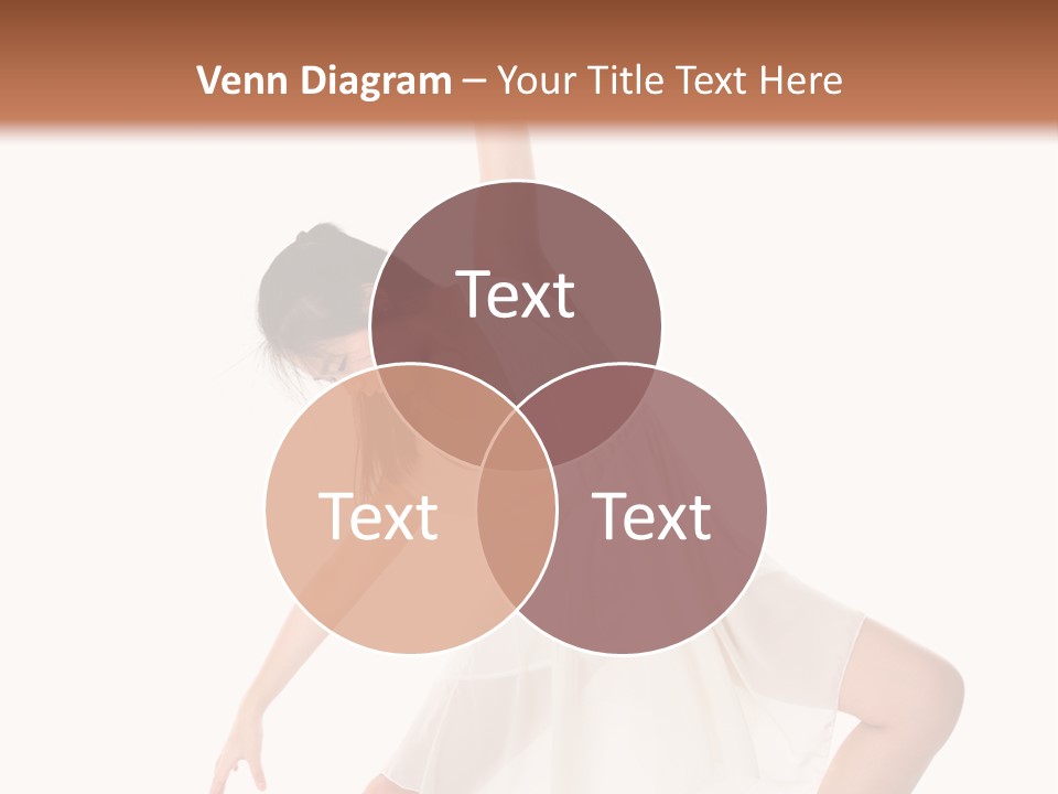 Performer Stretching Aerobics PowerPoint Template