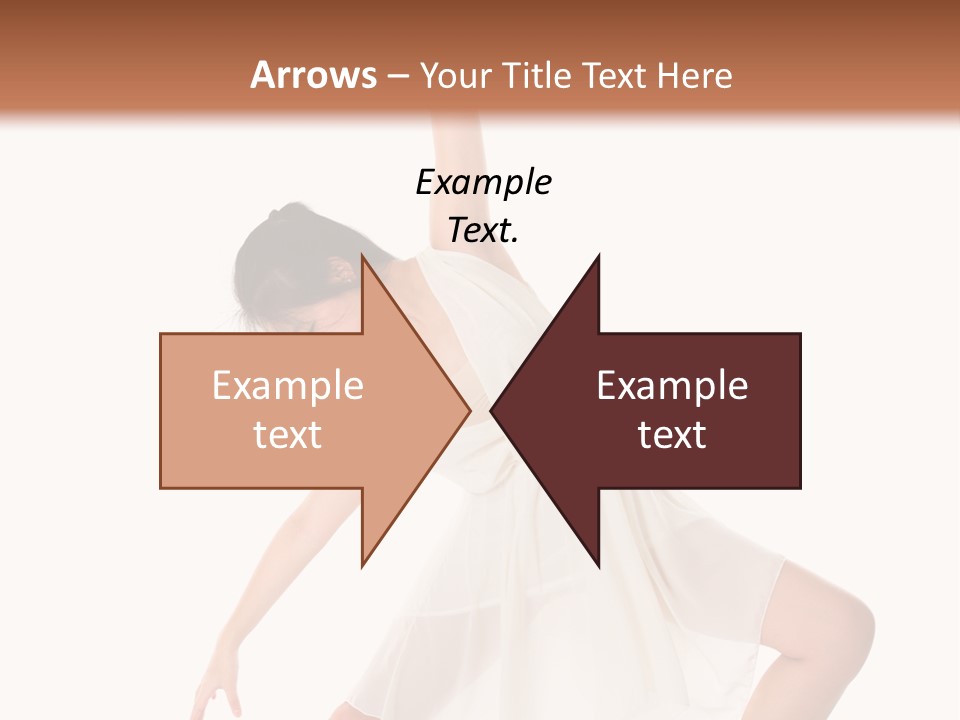 Performer Stretching Aerobics PowerPoint Template