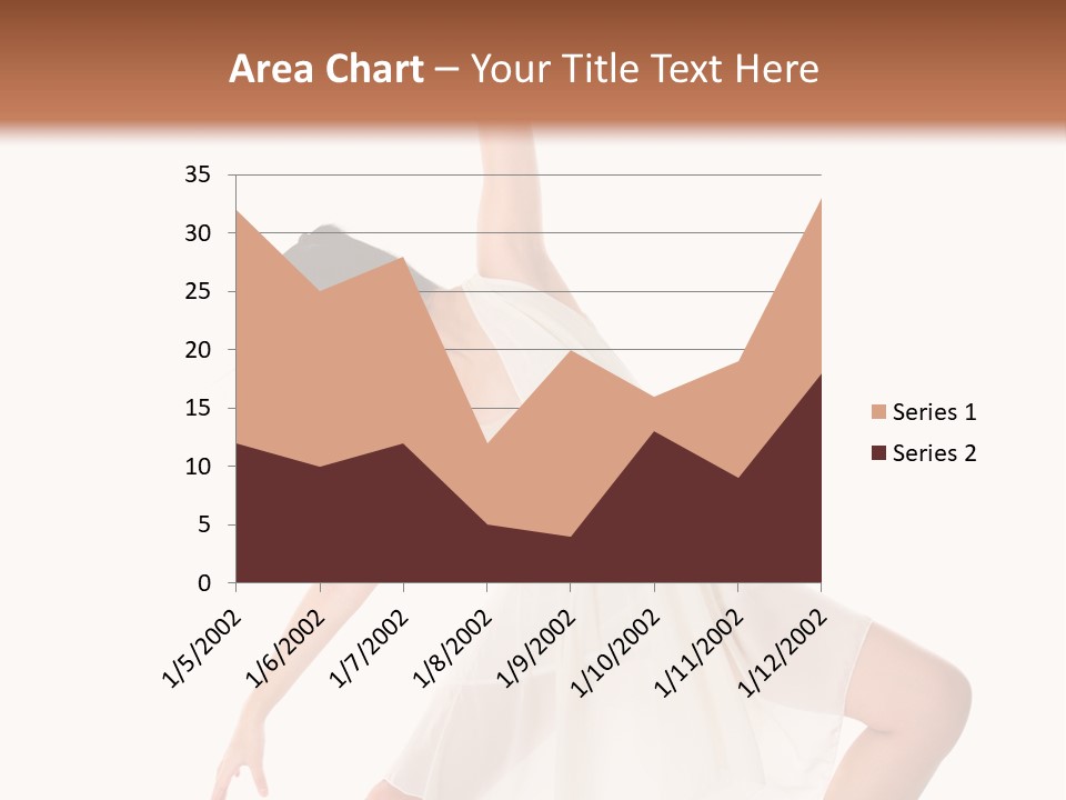 Performer Stretching Aerobics PowerPoint Template