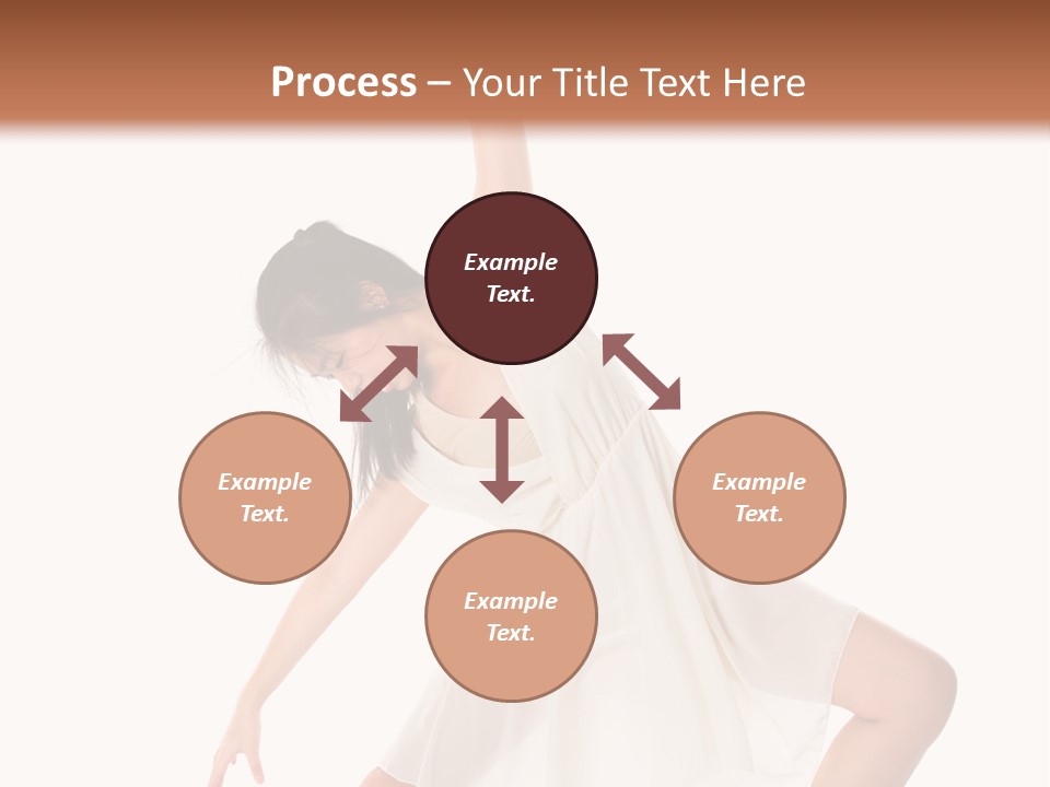 Performer Stretching Aerobics PowerPoint Template