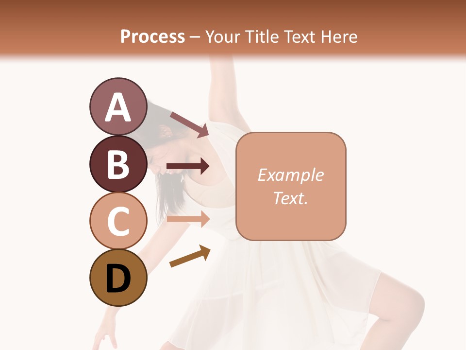 Performer Stretching Aerobics PowerPoint Template