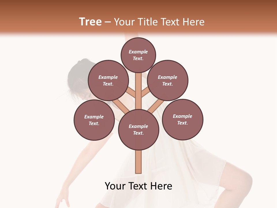 Performer Stretching Aerobics PowerPoint Template