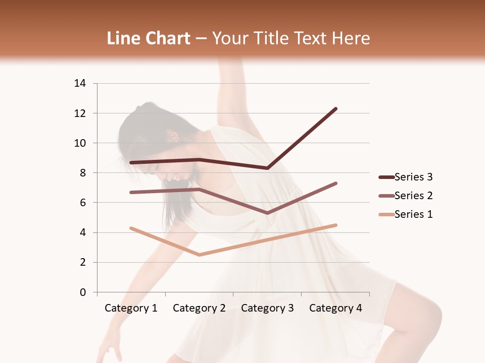 Performer Stretching Aerobics PowerPoint Template