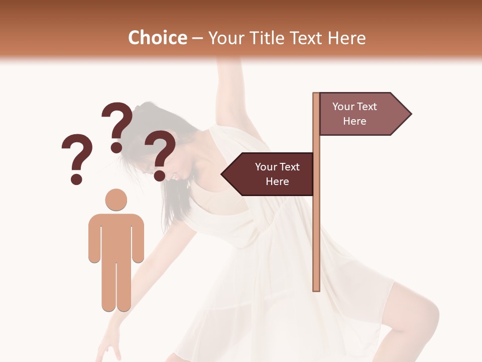 Performer Stretching Aerobics PowerPoint Template