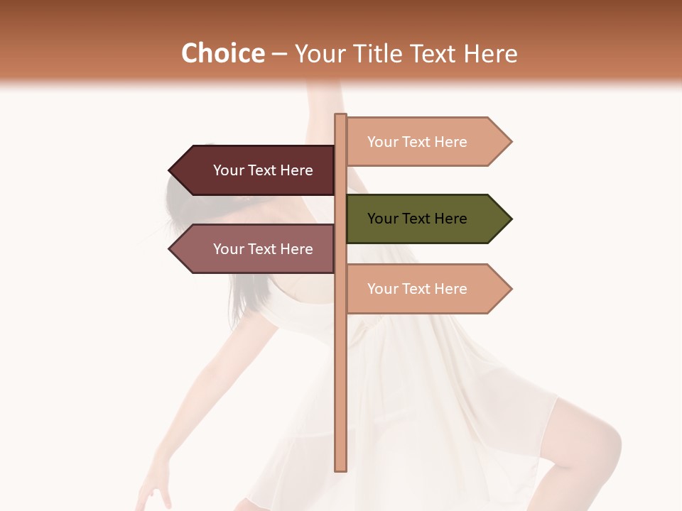 Performer Stretching Aerobics PowerPoint Template