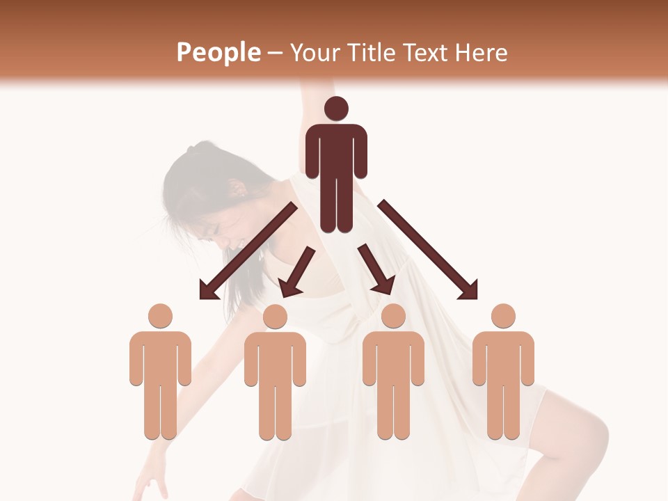 Performer Stretching Aerobics PowerPoint Template