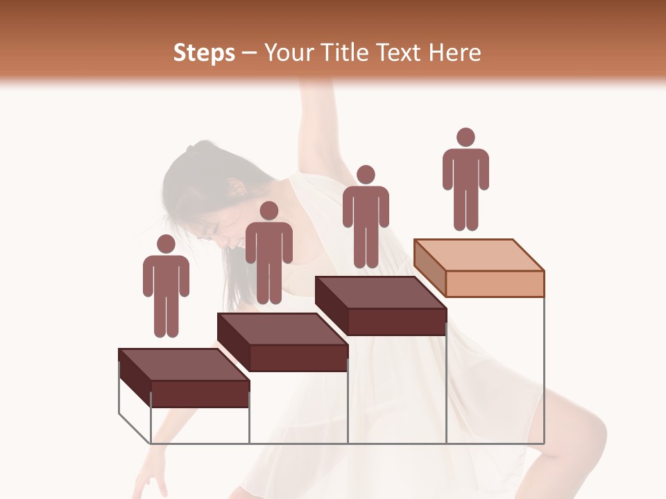 Performer Stretching Aerobics PowerPoint Template