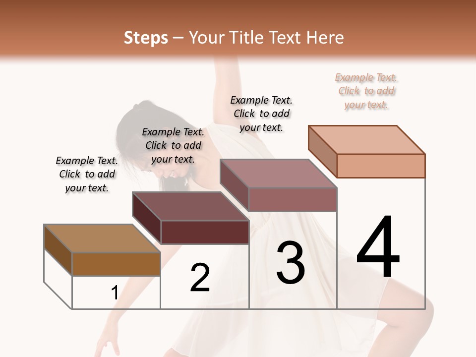 Performer Stretching Aerobics PowerPoint Template