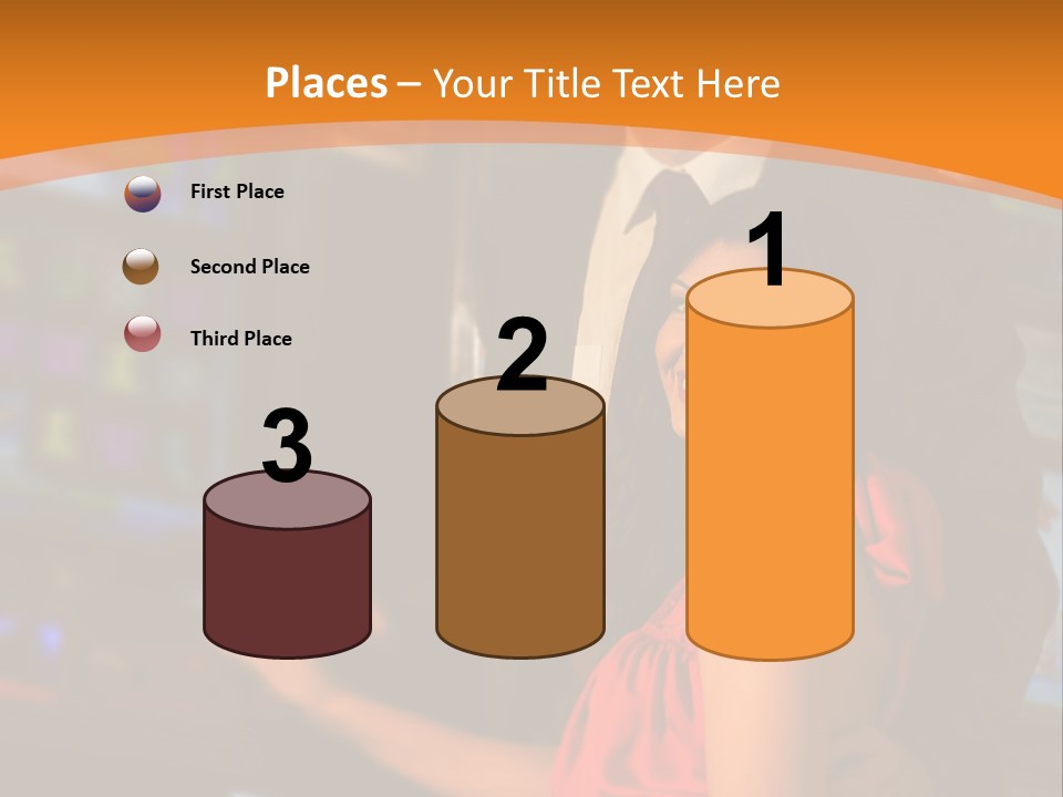 Gamble Casino Happy PowerPoint Template