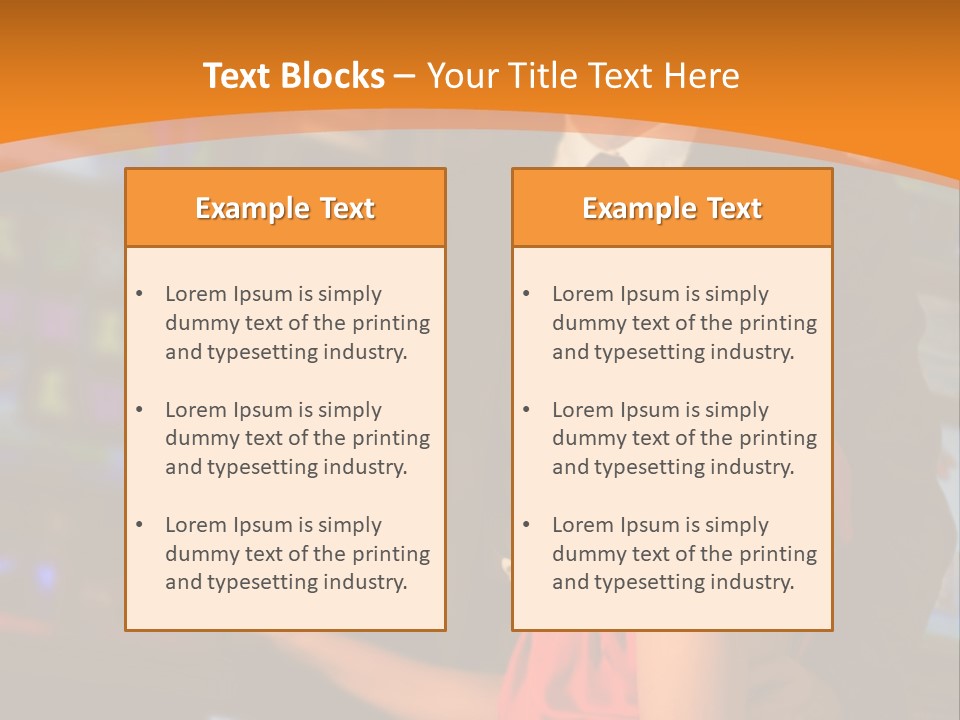 Gamble Casino Happy PowerPoint Template