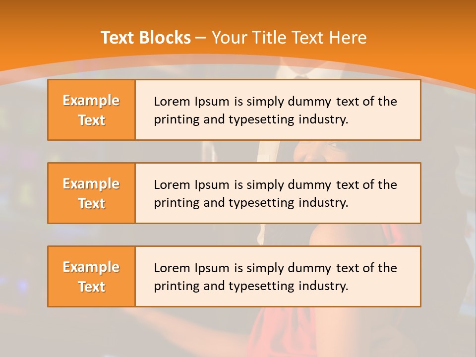 Gamble Casino Happy PowerPoint Template