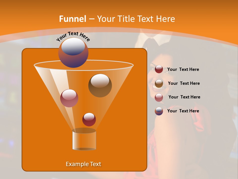 Gamble Casino Happy PowerPoint Template