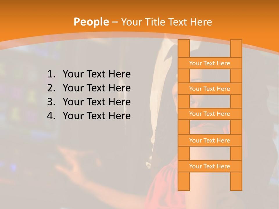 Gamble Casino Happy PowerPoint Template