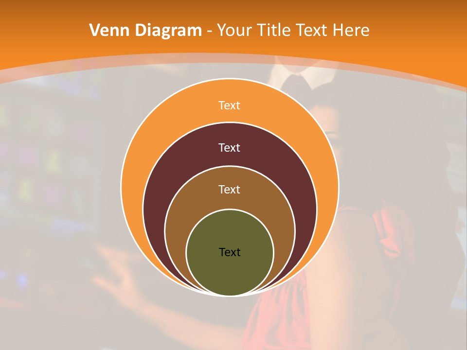 Gamble Casino Happy PowerPoint Template