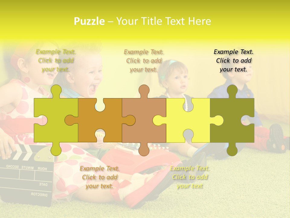 Child Human Play PowerPoint Template