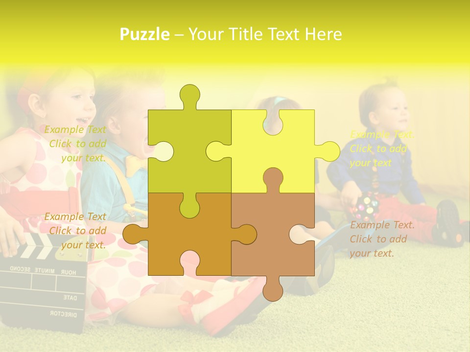 Child Human Play PowerPoint Template