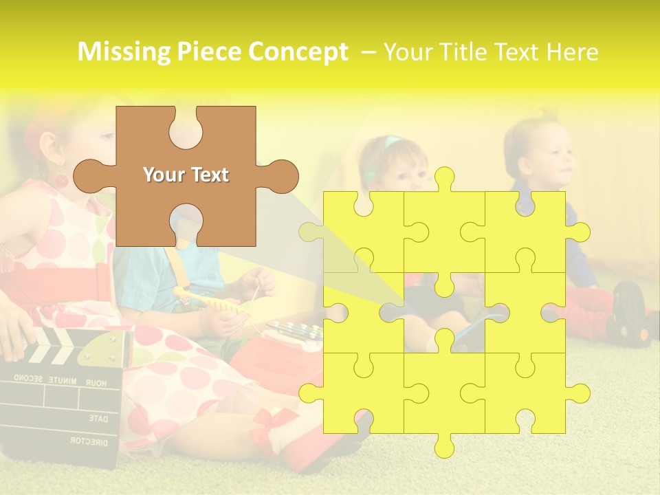 Child Human Play PowerPoint Template