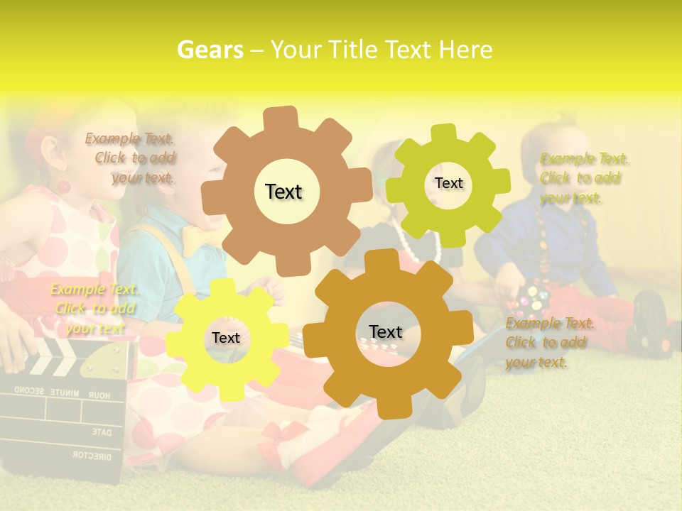 Child Human Play PowerPoint Template