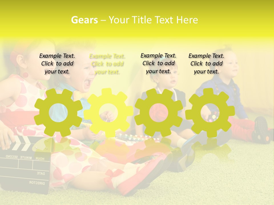 Child Human Play PowerPoint Template