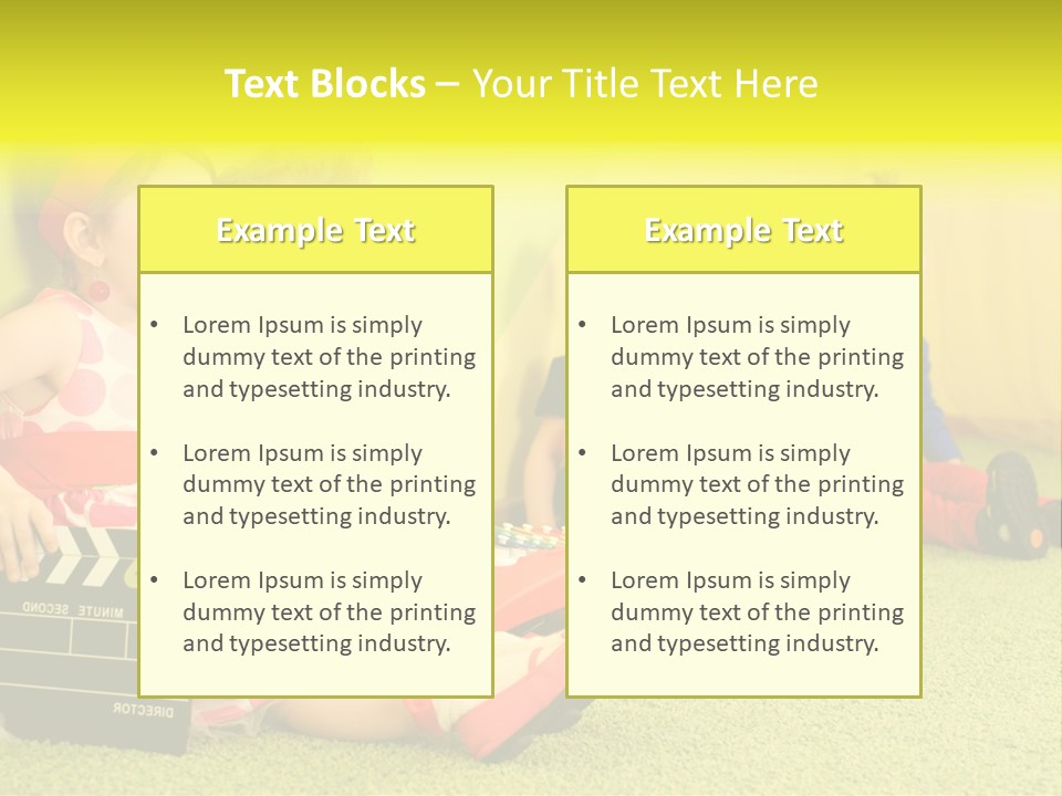 Child Human Play PowerPoint Template