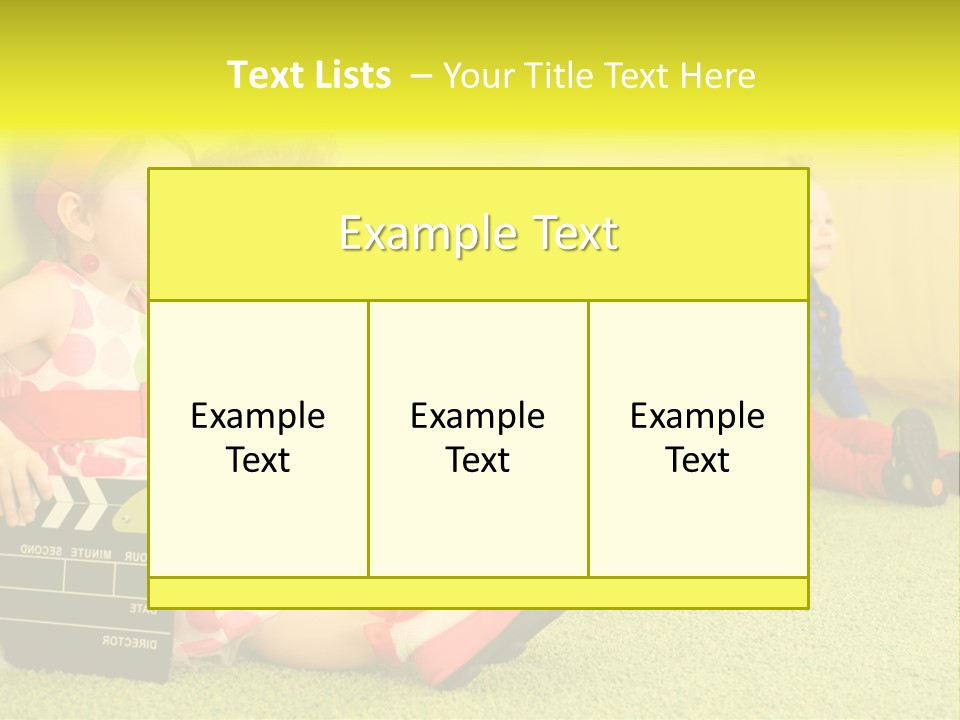 Child Human Play PowerPoint Template