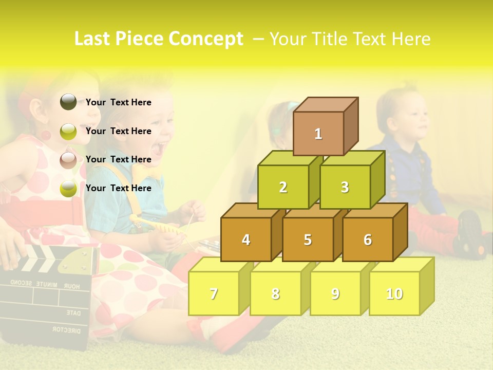 Child Human Play PowerPoint Template