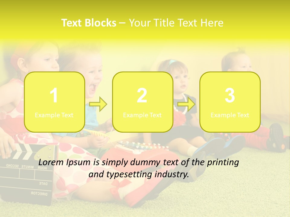 Child Human Play PowerPoint Template