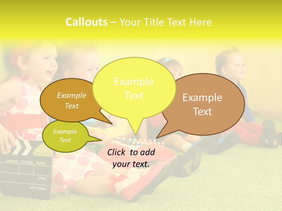Child Human Play PowerPoint Template
