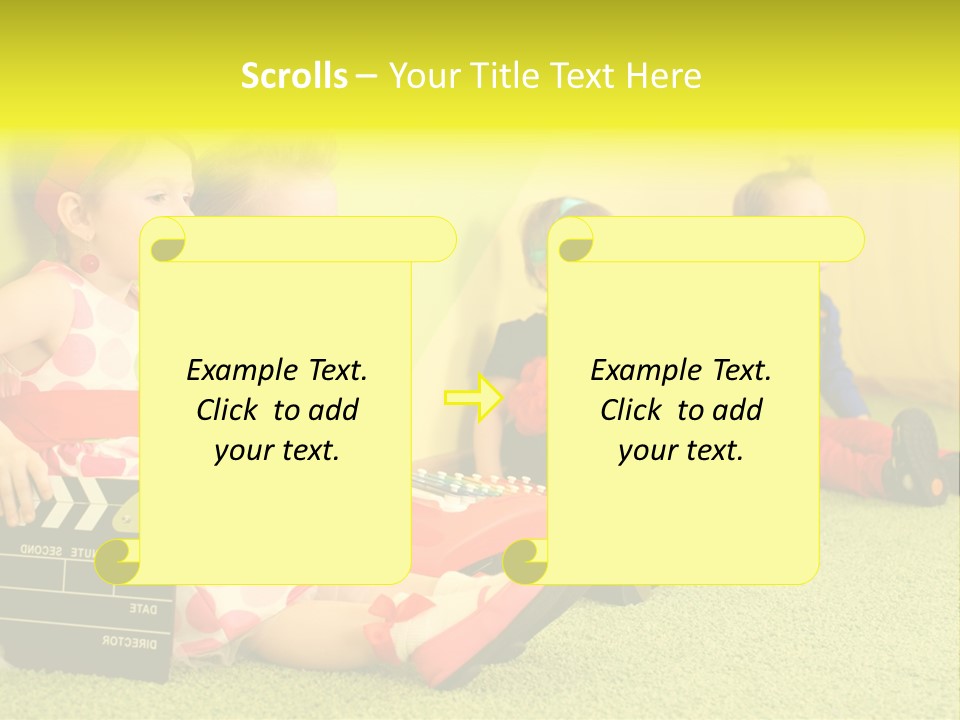 Child Human Play PowerPoint Template
