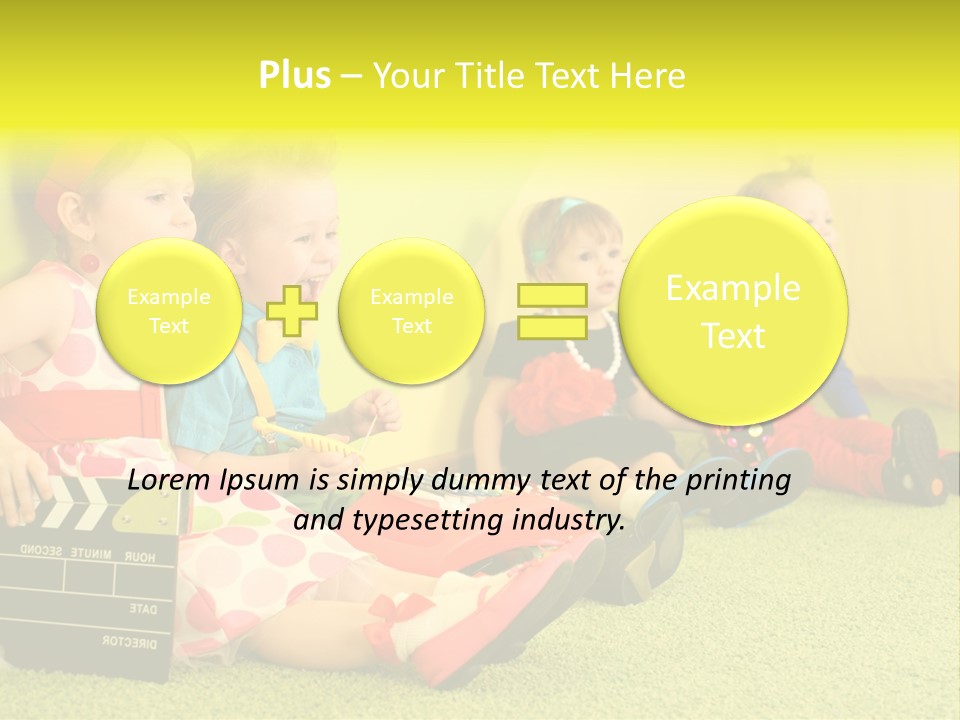 Child Human Play PowerPoint Template