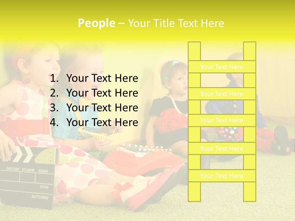 Child Human Play PowerPoint Template