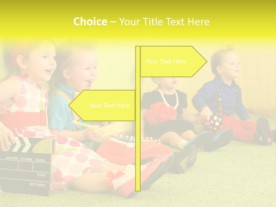 Child Human Play PowerPoint Template