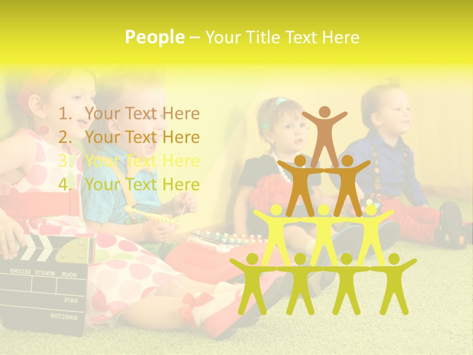 Child Human Play PowerPoint Template