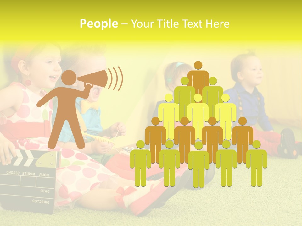 Child Human Play PowerPoint Template