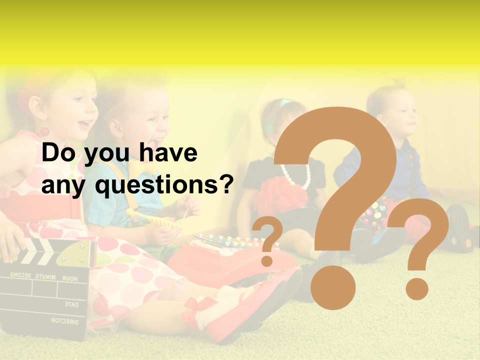 Child Human Play PowerPoint Template