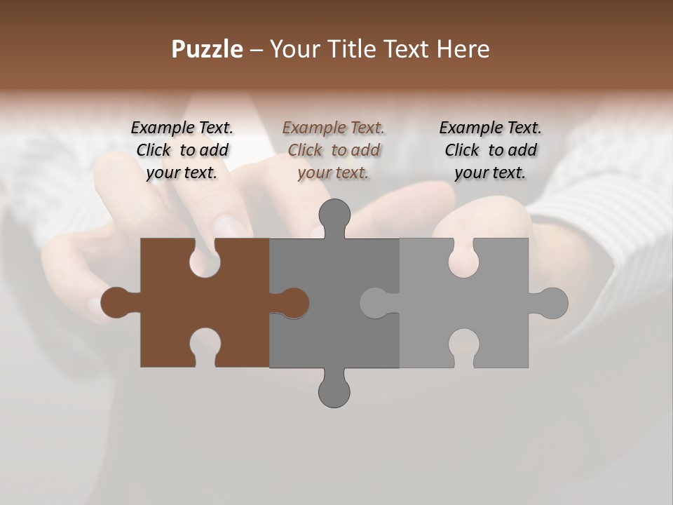 Phone Computer Desk PowerPoint Template