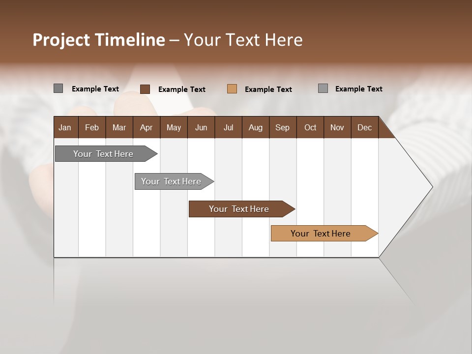 Phone Computer Desk PowerPoint Template