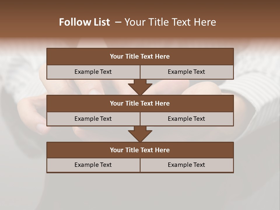 Phone Computer Desk PowerPoint Template