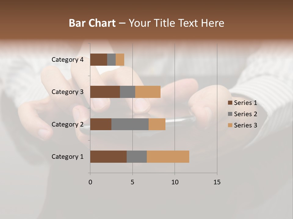 Phone Computer Desk PowerPoint Template