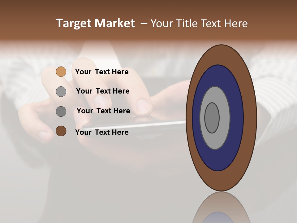 Phone Computer Desk PowerPoint Template