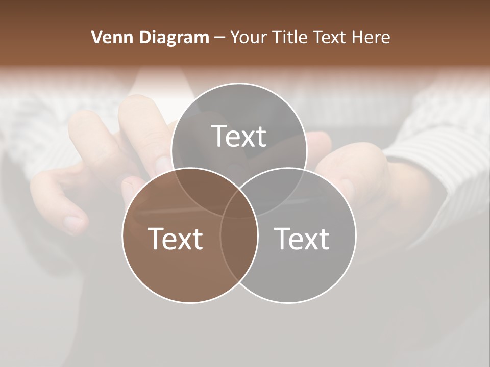 Phone Computer Desk PowerPoint Template