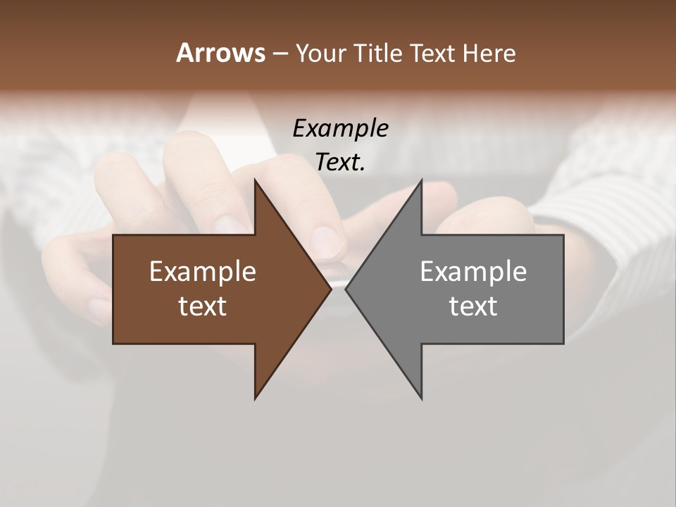 Phone Computer Desk PowerPoint Template