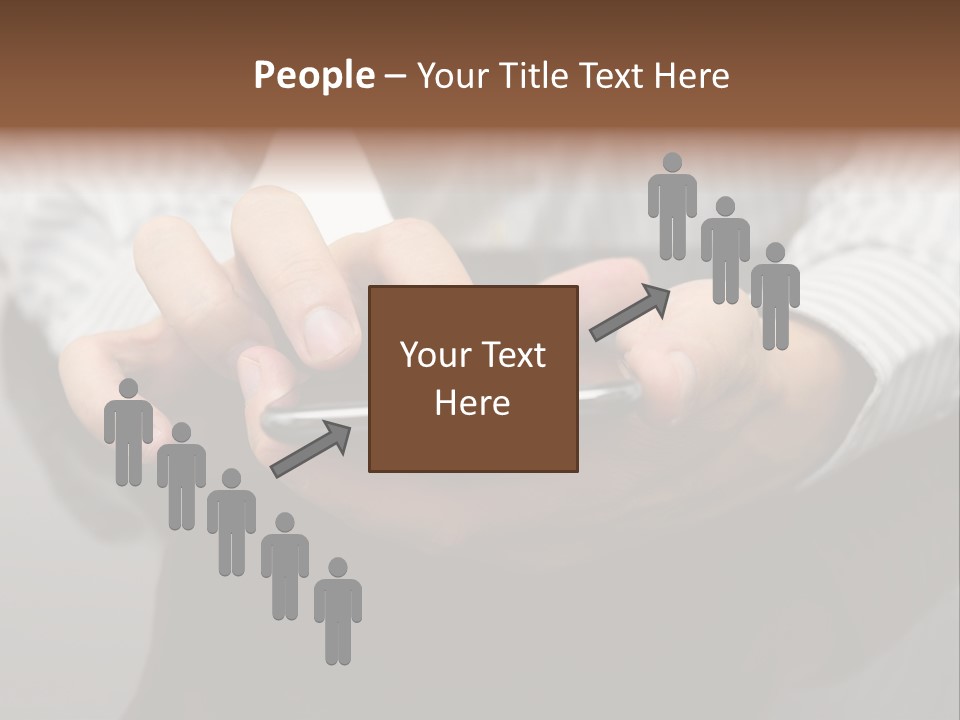 Phone Computer Desk PowerPoint Template