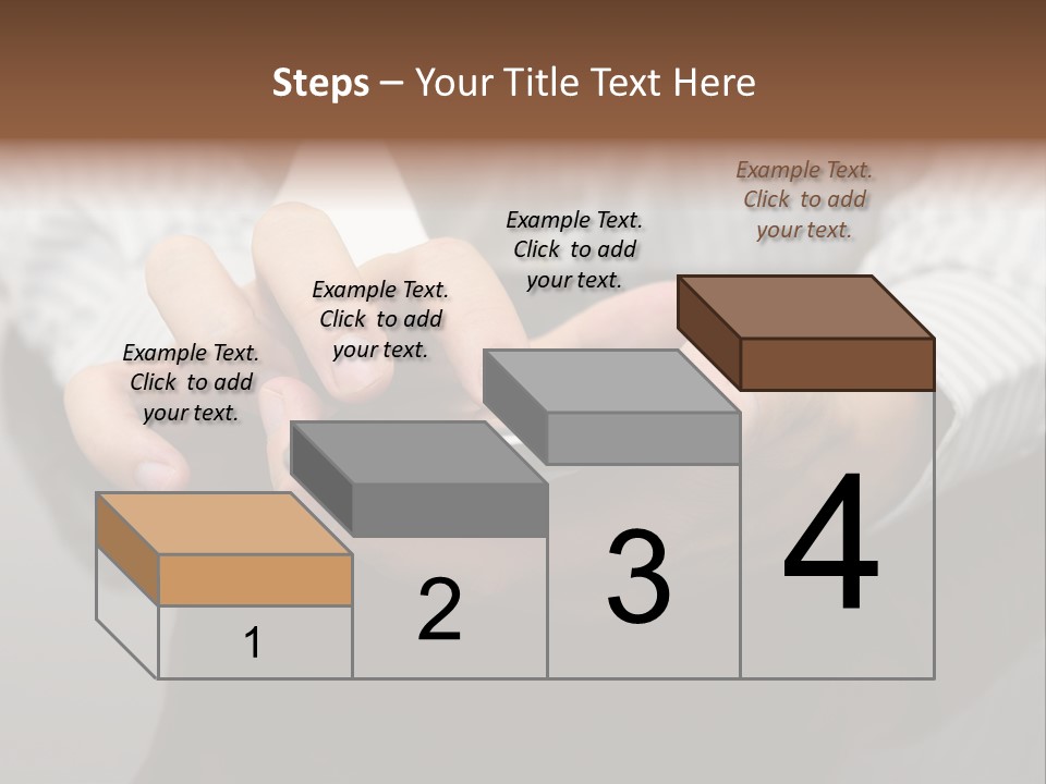 Phone Computer Desk PowerPoint Template