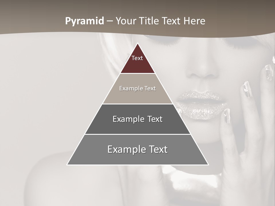 Sexy Jewelry Hair PowerPoint Template