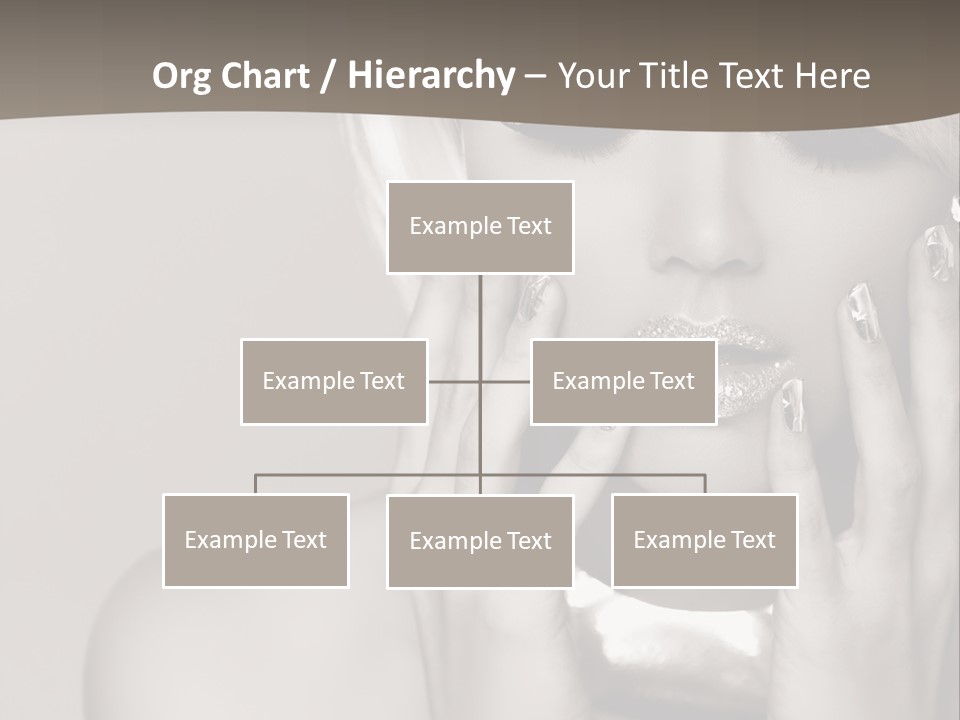 Sexy Jewelry Hair PowerPoint Template